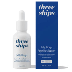 Three Ships Jelly Drops serum bottle delivers dewy hydration for daily use