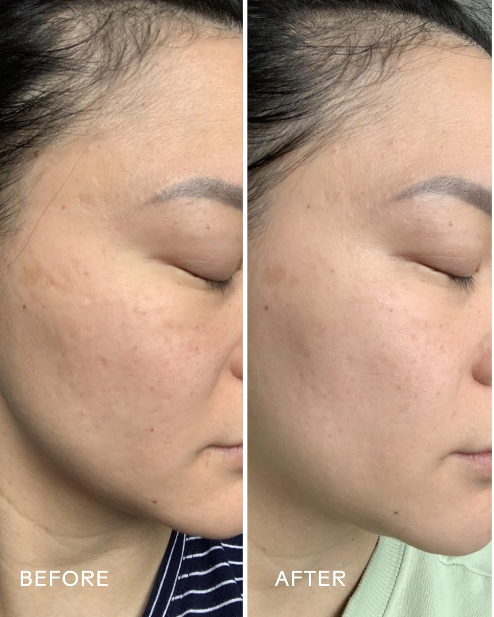 Three Ships Radiance cream on skin during morning routine before makeup.