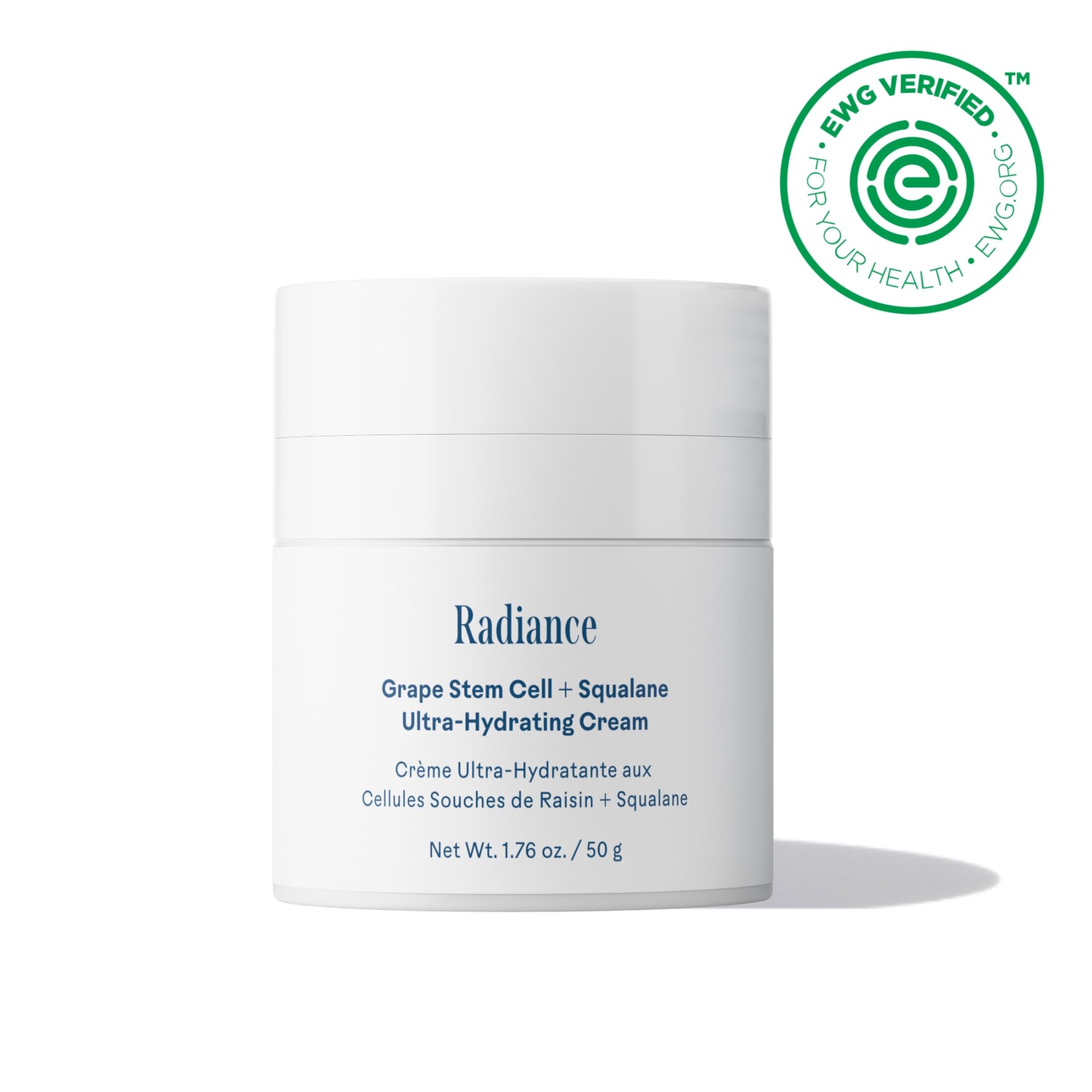 Three Ships Radiance cream pump application demonstrating smooth, non-greasy moisture.