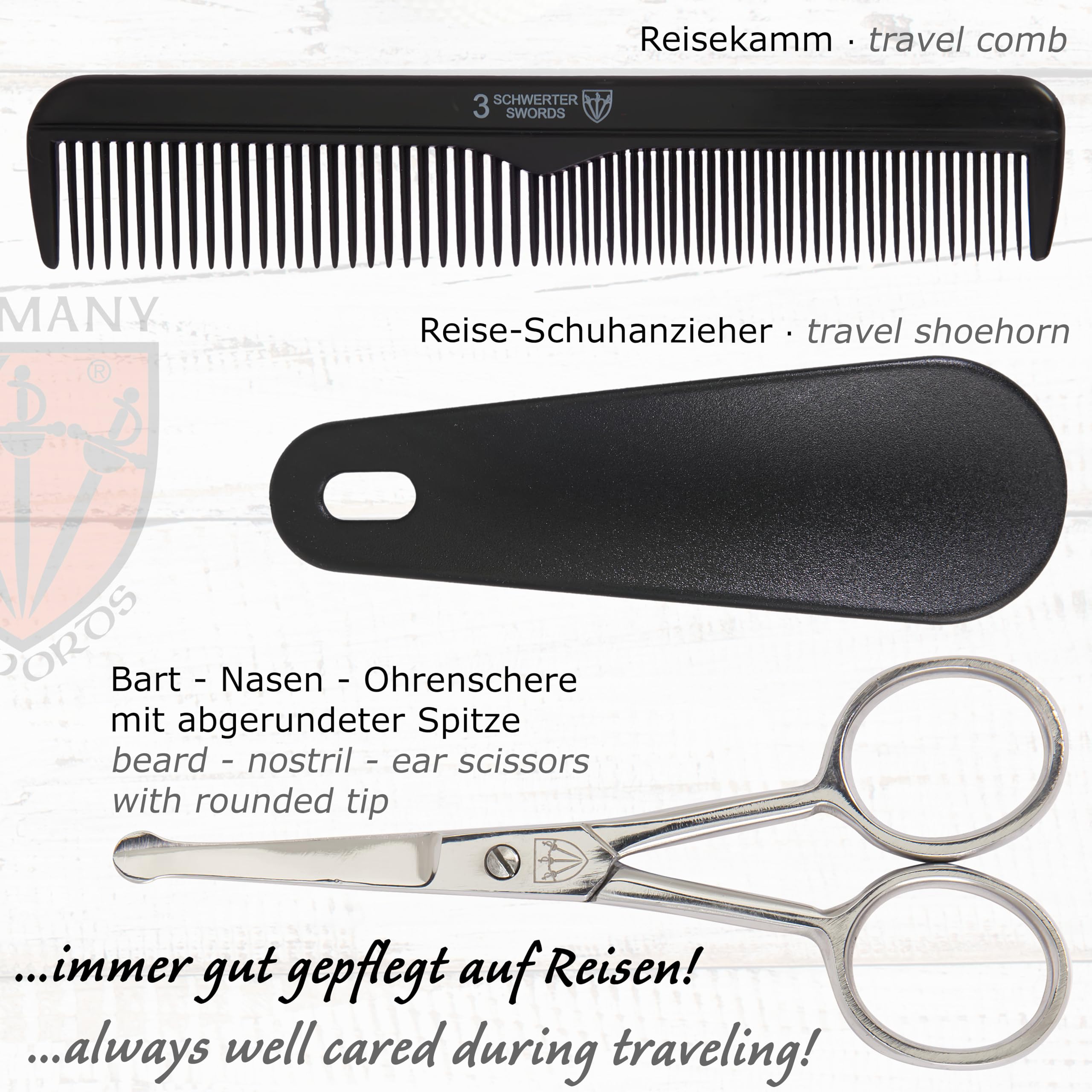 Three Swords Germany toe nail clipper enables precise, safe trimming.
