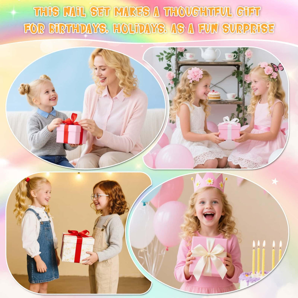 Thrilez gift-ready girls nails kit perfect for holidays and celebrations