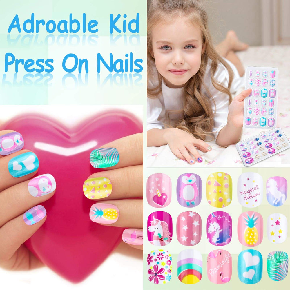 Thrilez Uñas Postizas con Diseños Florales, ideal para manualidades diarias