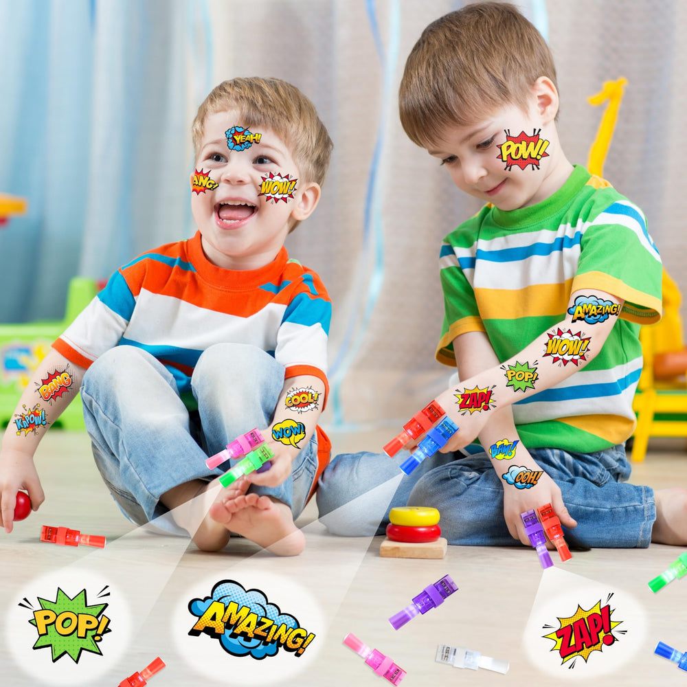 ThuanXuanLoc LED finger lights with stretchable strap fit kids and adults for shared fun.