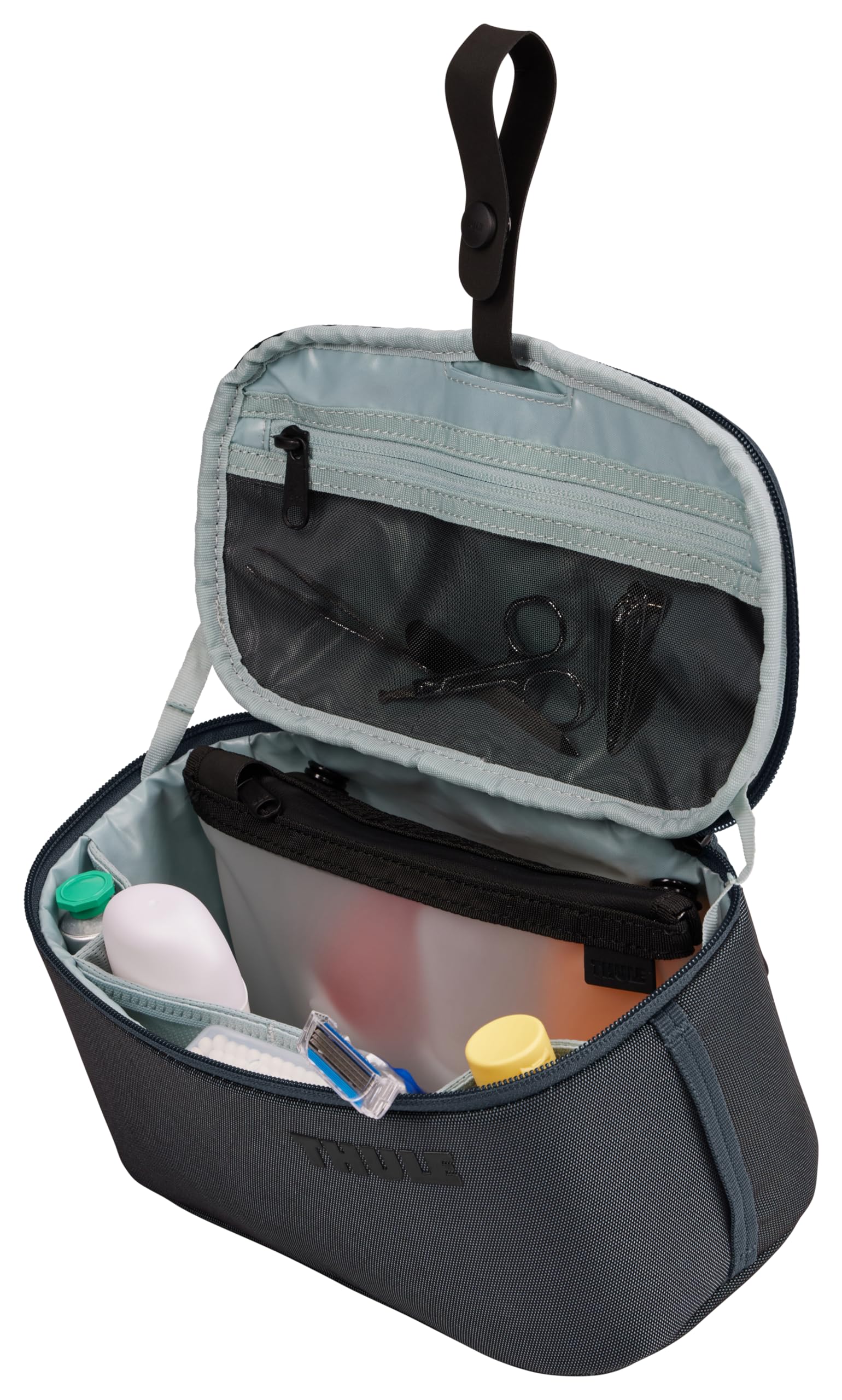 Thule Subterra 2 Toiletry Bag inside mesh pocket enhances item organization