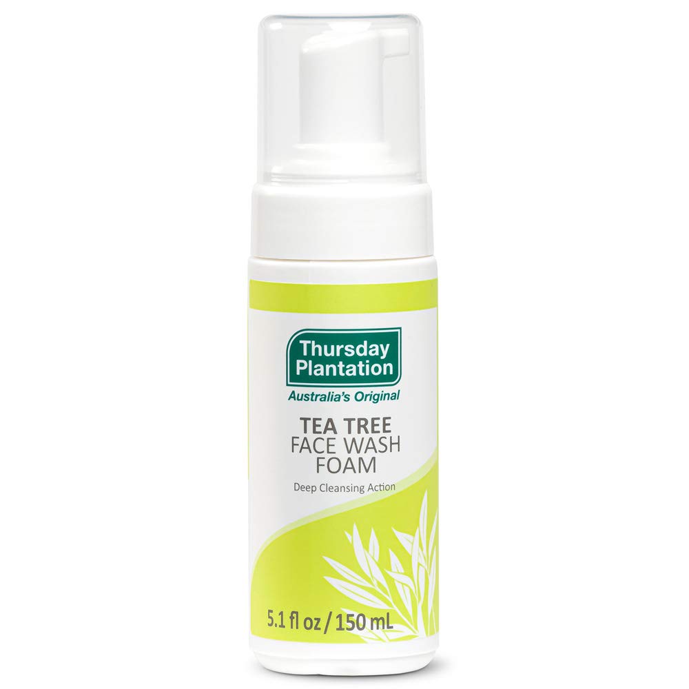 Thursday Plantation espuma facial Tea Tree en envase para limpieza suave diaria.