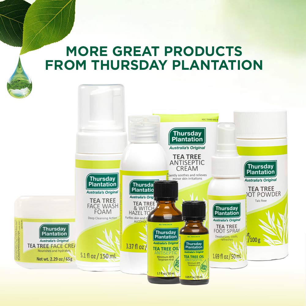 Thursday Plantation Tea Tree antiseptic cream packaging box highlighting home first aid use