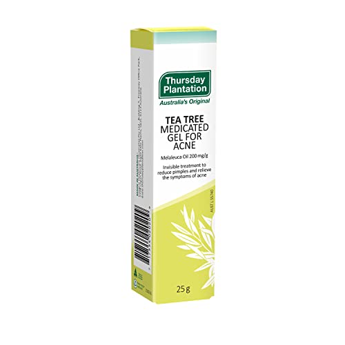 Thursday Plantation Tea Tree Gel in a travel case for on-the-go skincare.