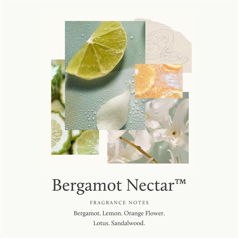 Thymes Bergamot Nectar sink setup with elegant glass bottle