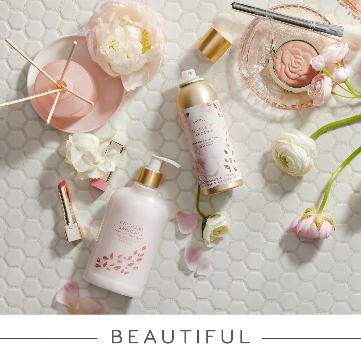 Thymes Bubble Bath Bathwater Softening Lather nourishes skin while you unwind.