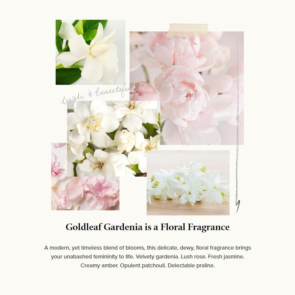 Thymes Bubble Bath Fragrance Notes Gardenia-Rose-Jasmine fill the tub with calming aroma.