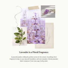Thymes Bubble Bath Lavender bubbles show fluffy lather for a pampered soak