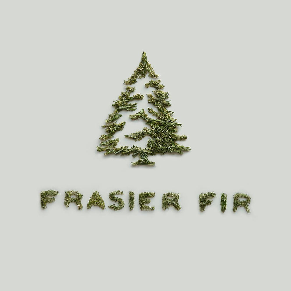 Thymes Frasier Fir bar soap vegan formula image communicates cruelty-free, plant-based care.