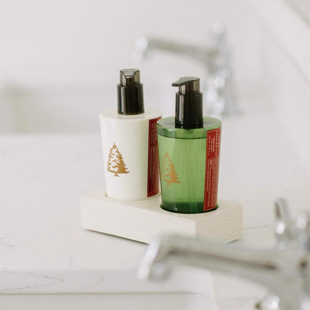 Thymes Frasier Fir packaging box highlighting eco-friendly formulation