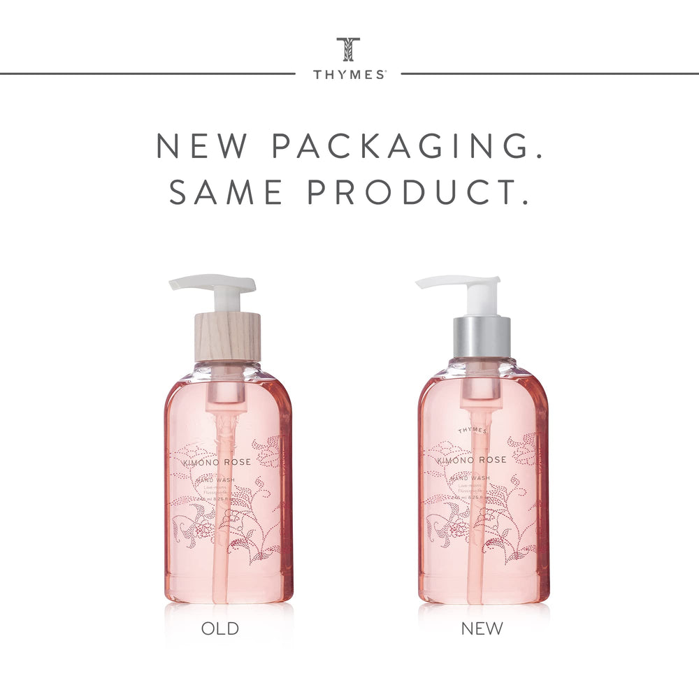 Thymes hand wash foam close-up highlighting rich lather for gentle cleansing.
