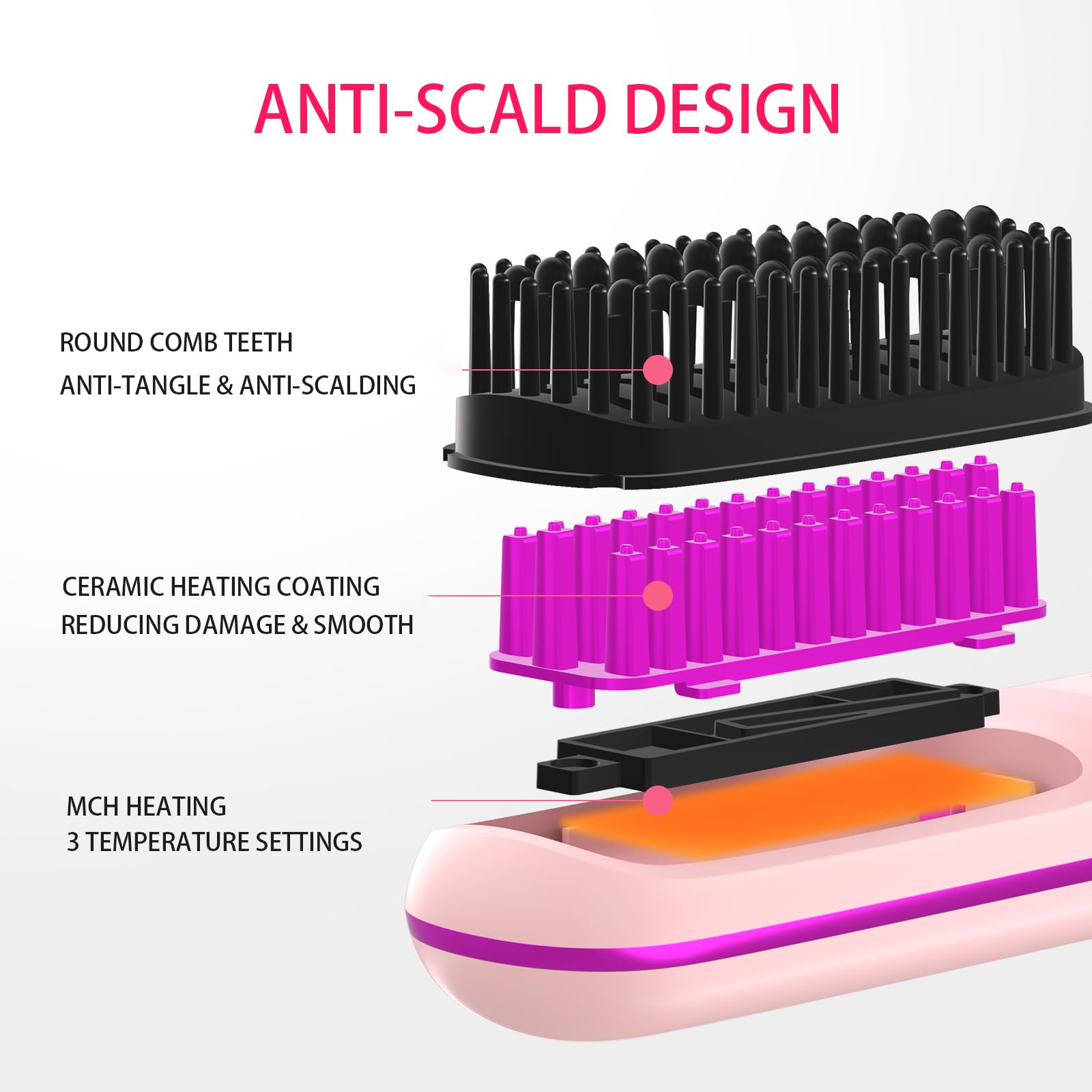 Tialexa 200 million negative ions reduce frizz for smoother hair