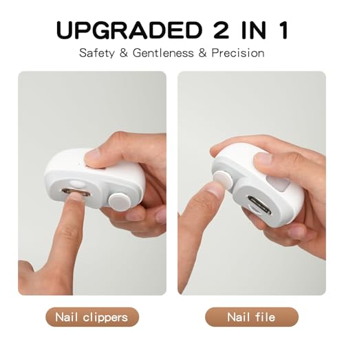 Tialexa electric nail clippers easy-to-use highlight one-hand operation and instant power-on.