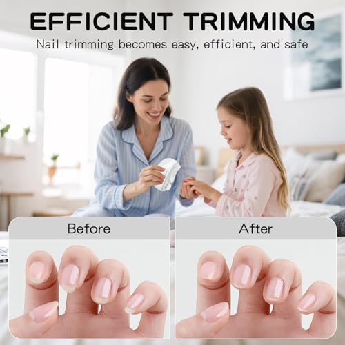 Tialexa electric nail clippers seniors-use demonstrate easy operation for seniors.