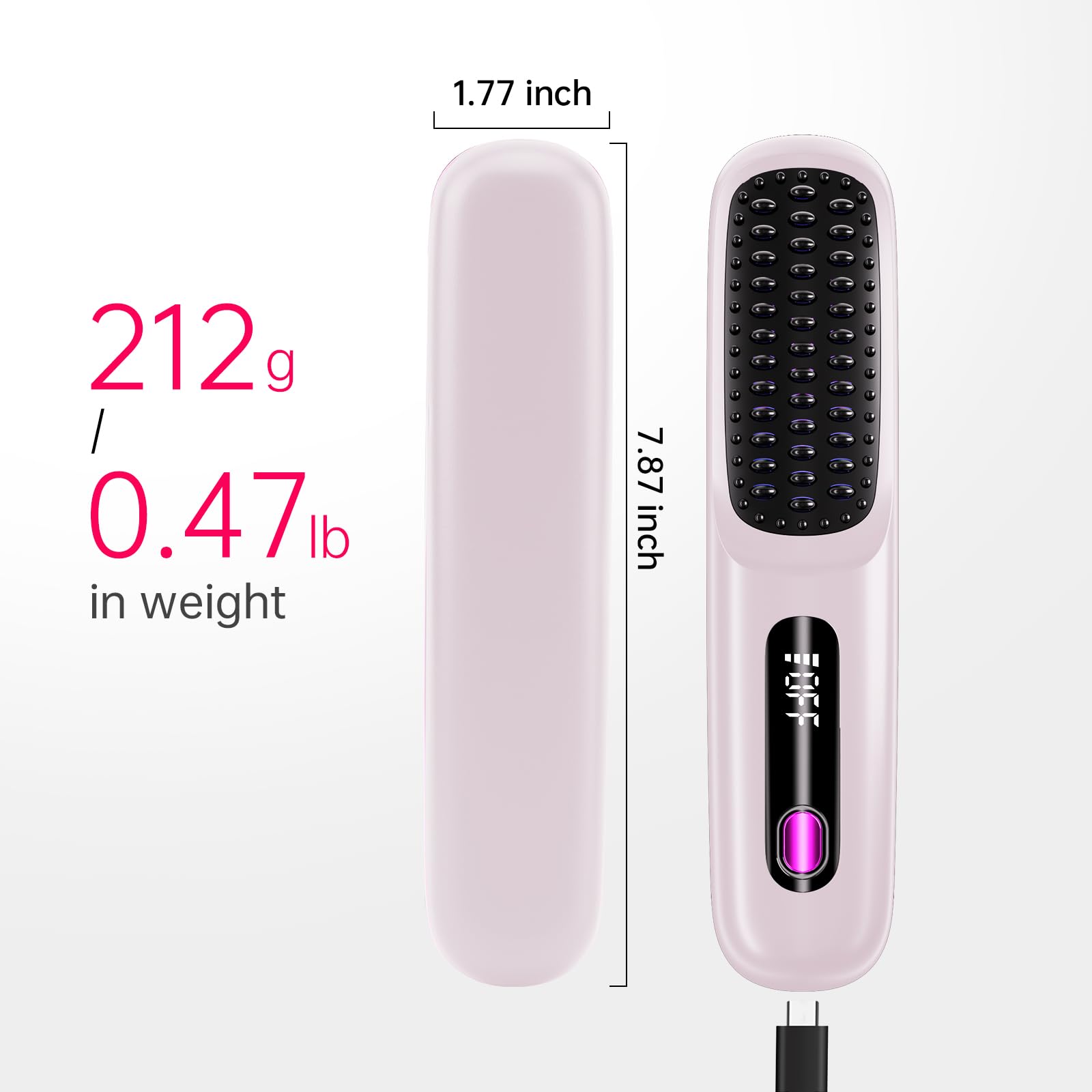 Tialexa thermal-resistant teeth and ceramic coating protect skin during styling