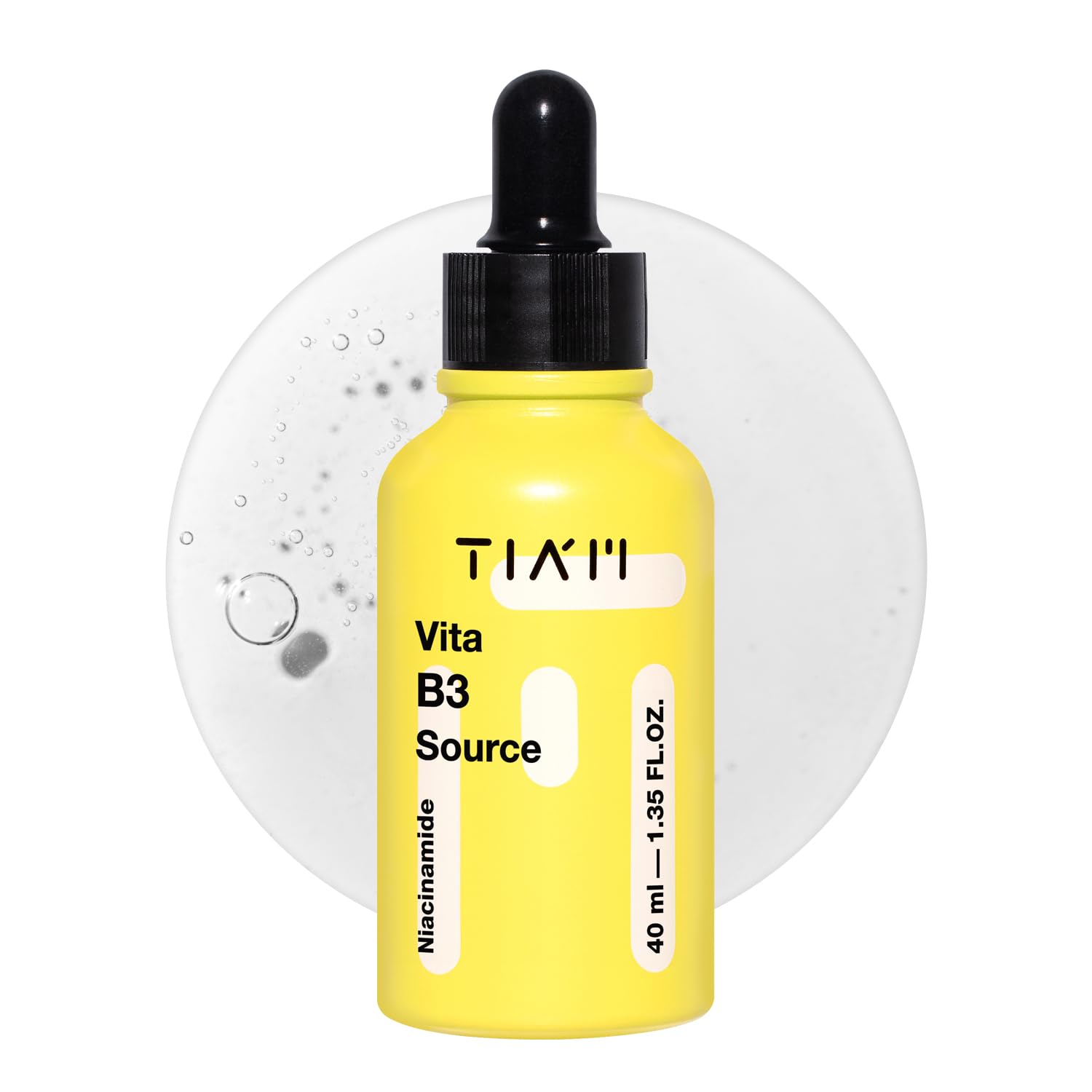 TIA'M Vita B3 Source bottle pour shows quick absorption for daytime use