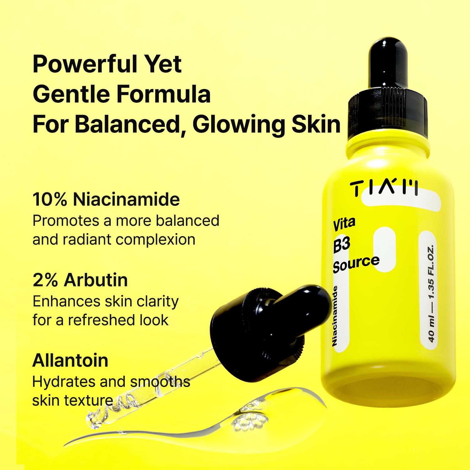 TIA'M Vita B3 Source unscented formula suited for sensitive skin
