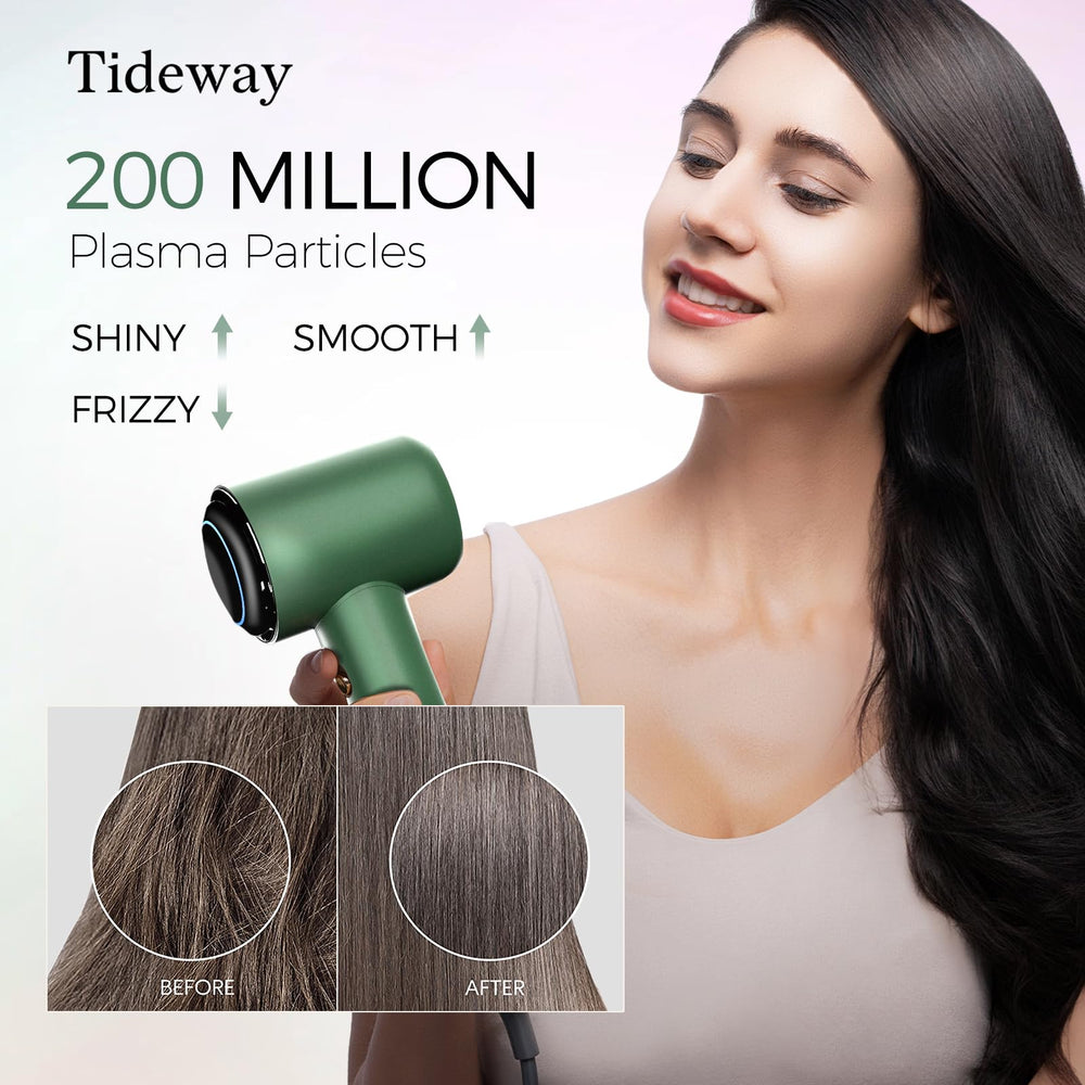 Tideway H11 diffuser-attached image highlights customizable styling with diffuse heat distribution for smooth frizz control.
