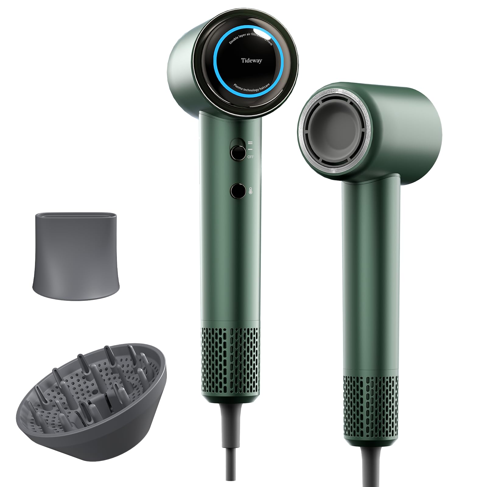 Tideway H11 front view shows a compact dryer for travel-ready styling and fast on-the-go results.