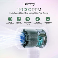 Tideway H11 side view in compact form for easy handling during daily routines.