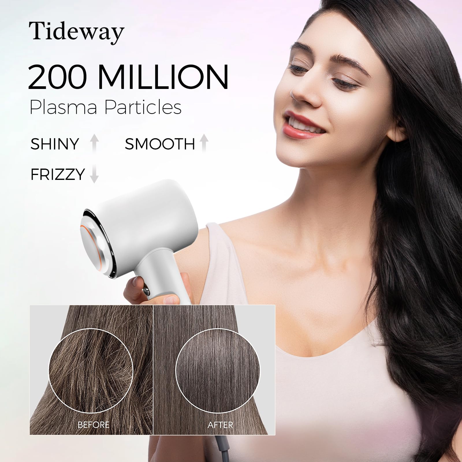 Tideway H11 suits curly or color-treated hair with diffuser-ready design.