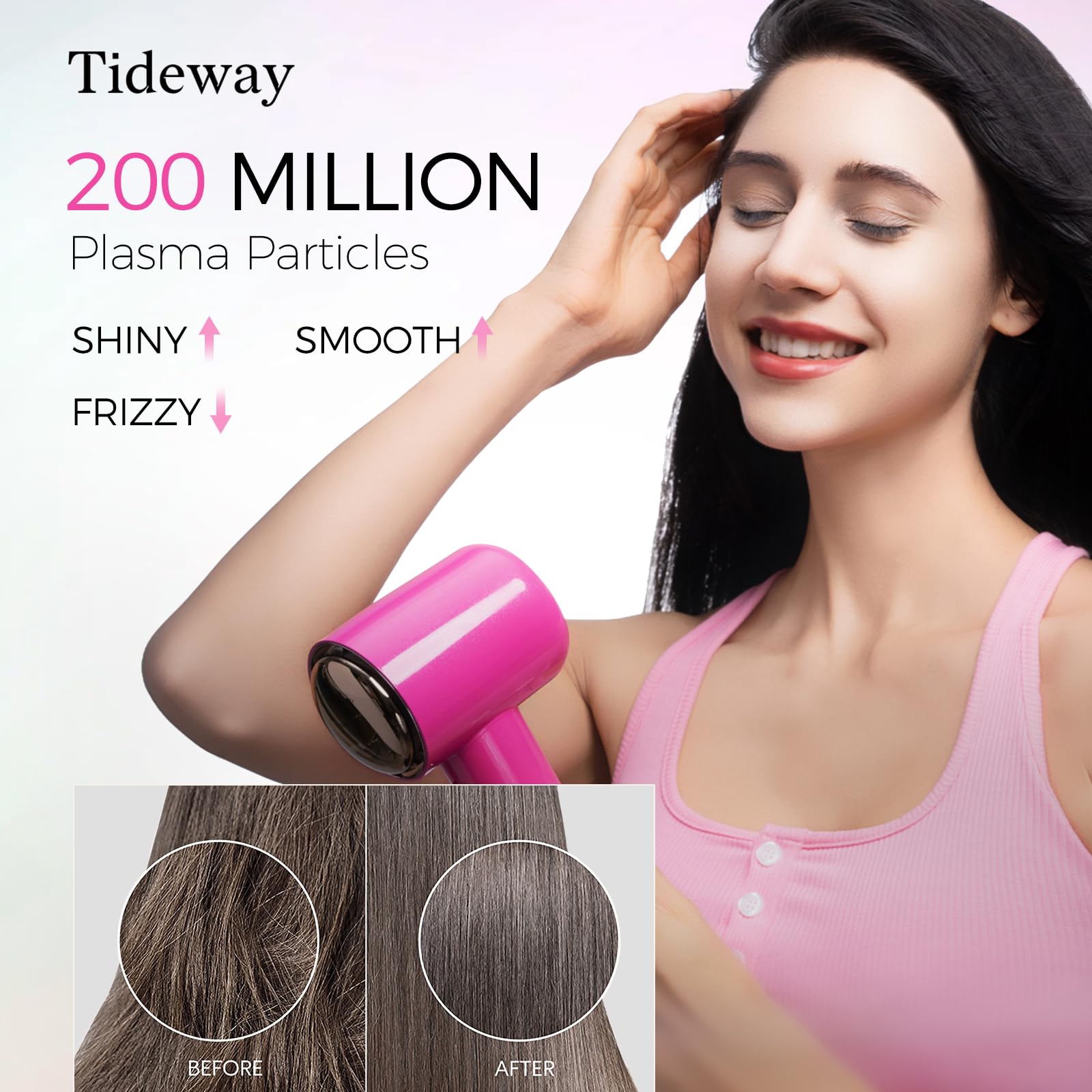 Tideway H11 plasma ion diffuser reducing frizz and boosting moisture
