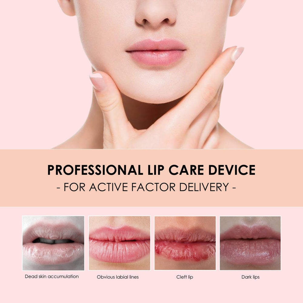 TIDEWISH derma roller small-head-design allows access to lips and delicate zones.