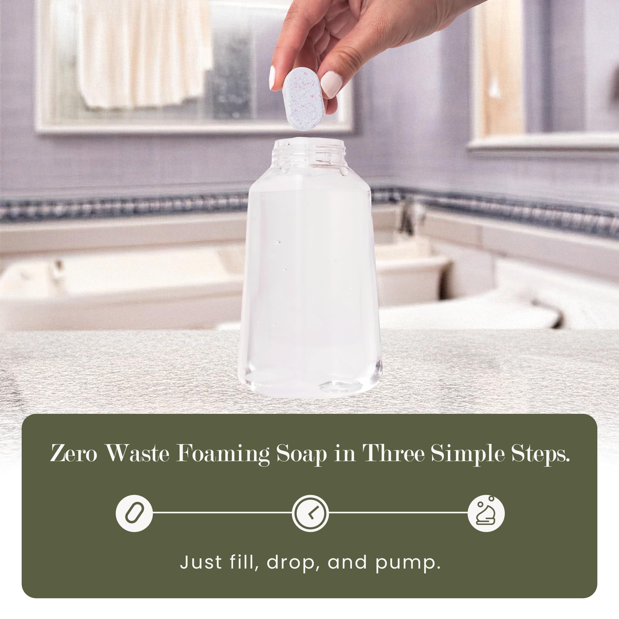 Tidy Kitchen eco-friendly refill concept reduces plastic waste.