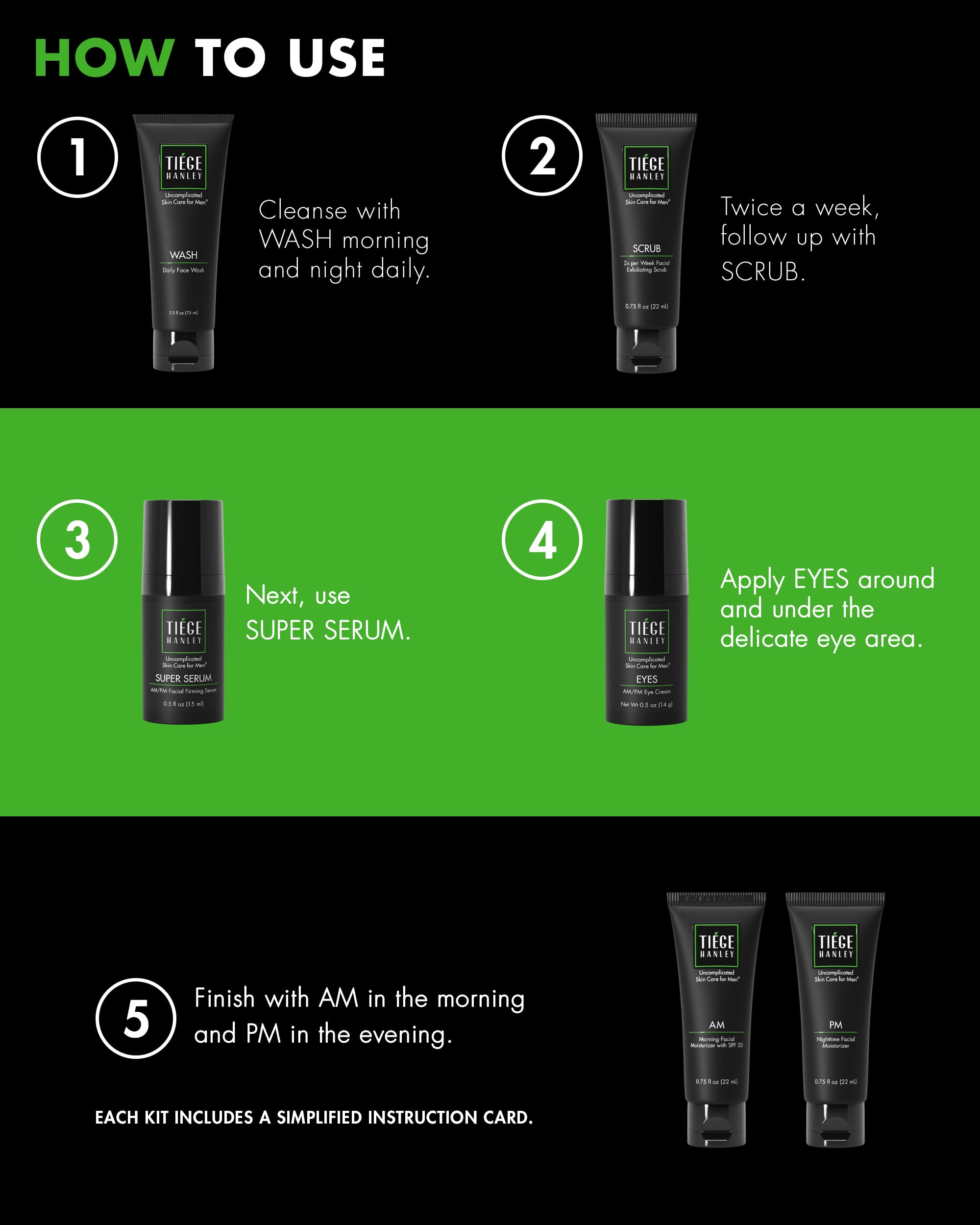 Tiege Hanley Eye Cream hydrates delicate under-eye skin for reduced fatigue appearance.
