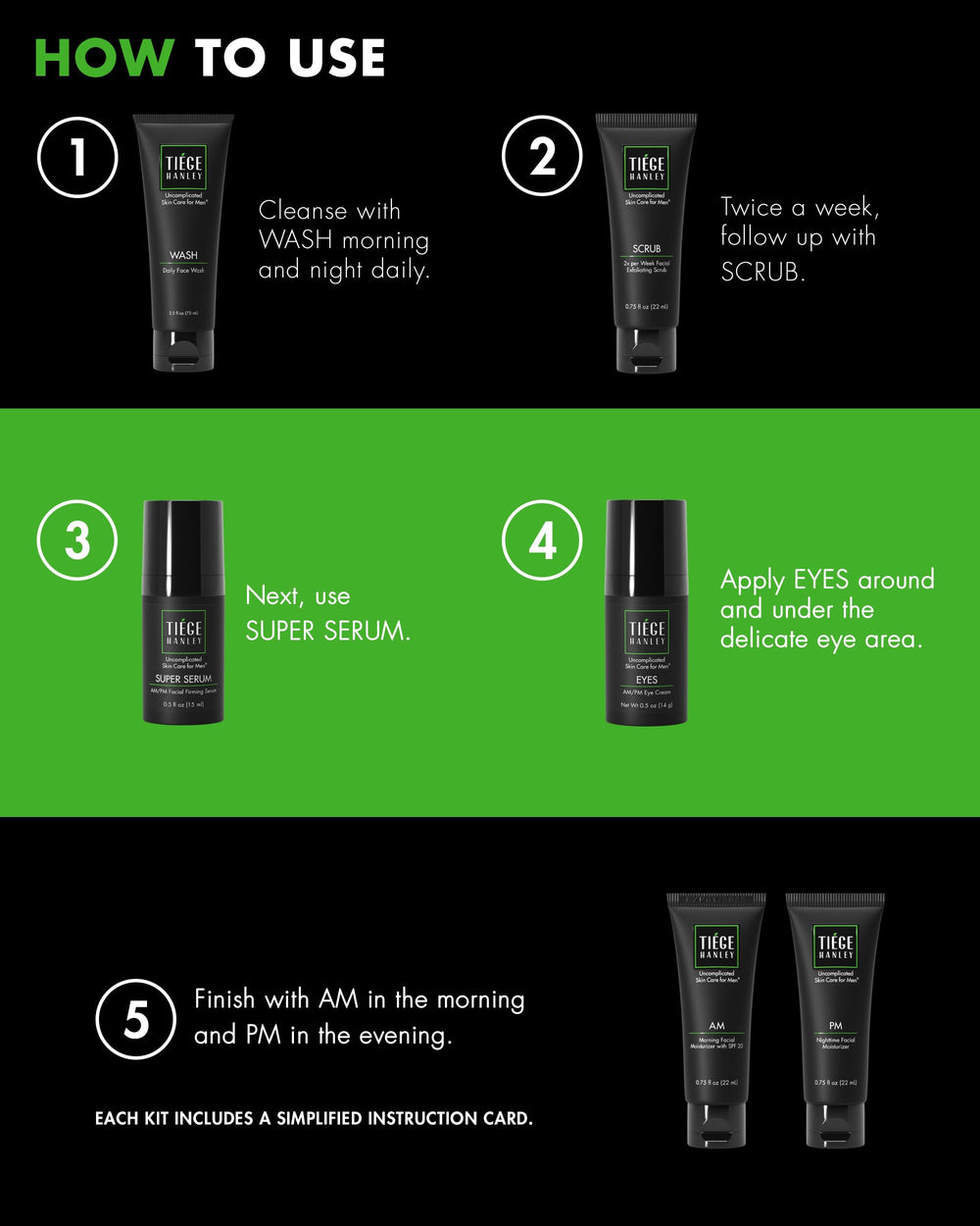 Tiege Hanley Eye Cream hydrates delicate under-eye skin for reduced fatigue appearance.