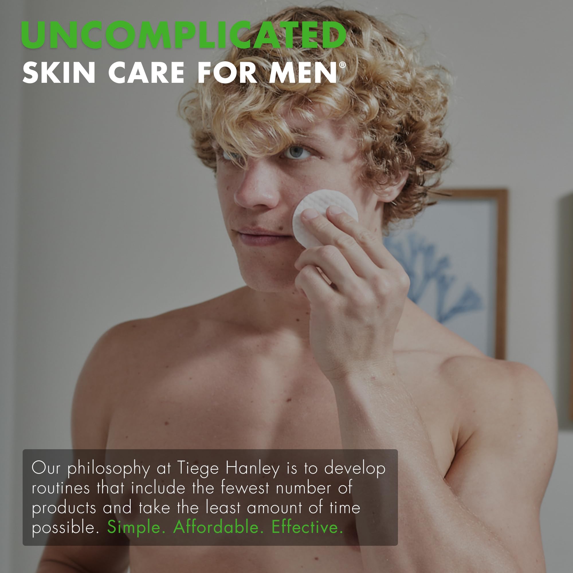 Travel-friendly Tiege Hanley glycolic pads for on-the-go exfoliation.