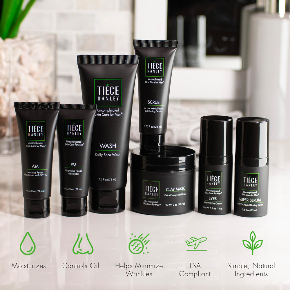 Tiege Hanley Level 4 PM Moisturizer locks in overnight moisture for refreshed skin.