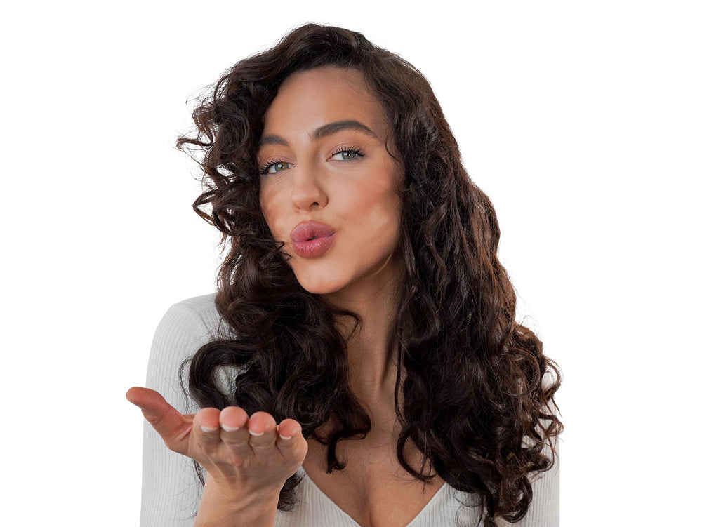 Tifara Beauty long-hair styling with 7-inch foam rollers for soft, flexible curls.