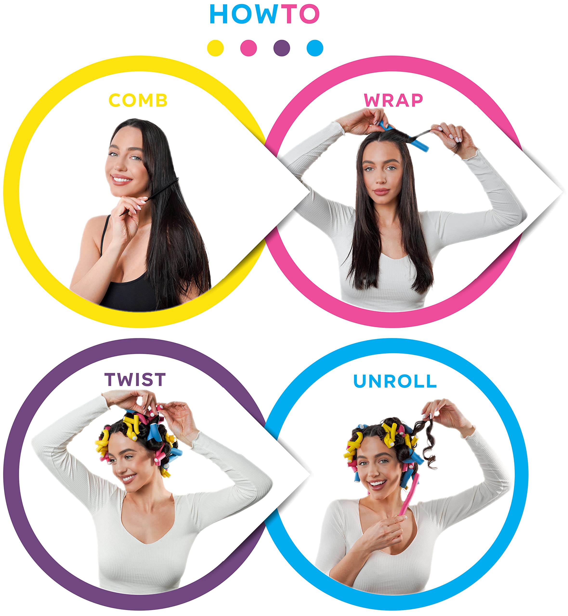 Tifara Beauty soft foam close-up demonstrates comfortable grip and hair-friendly design.