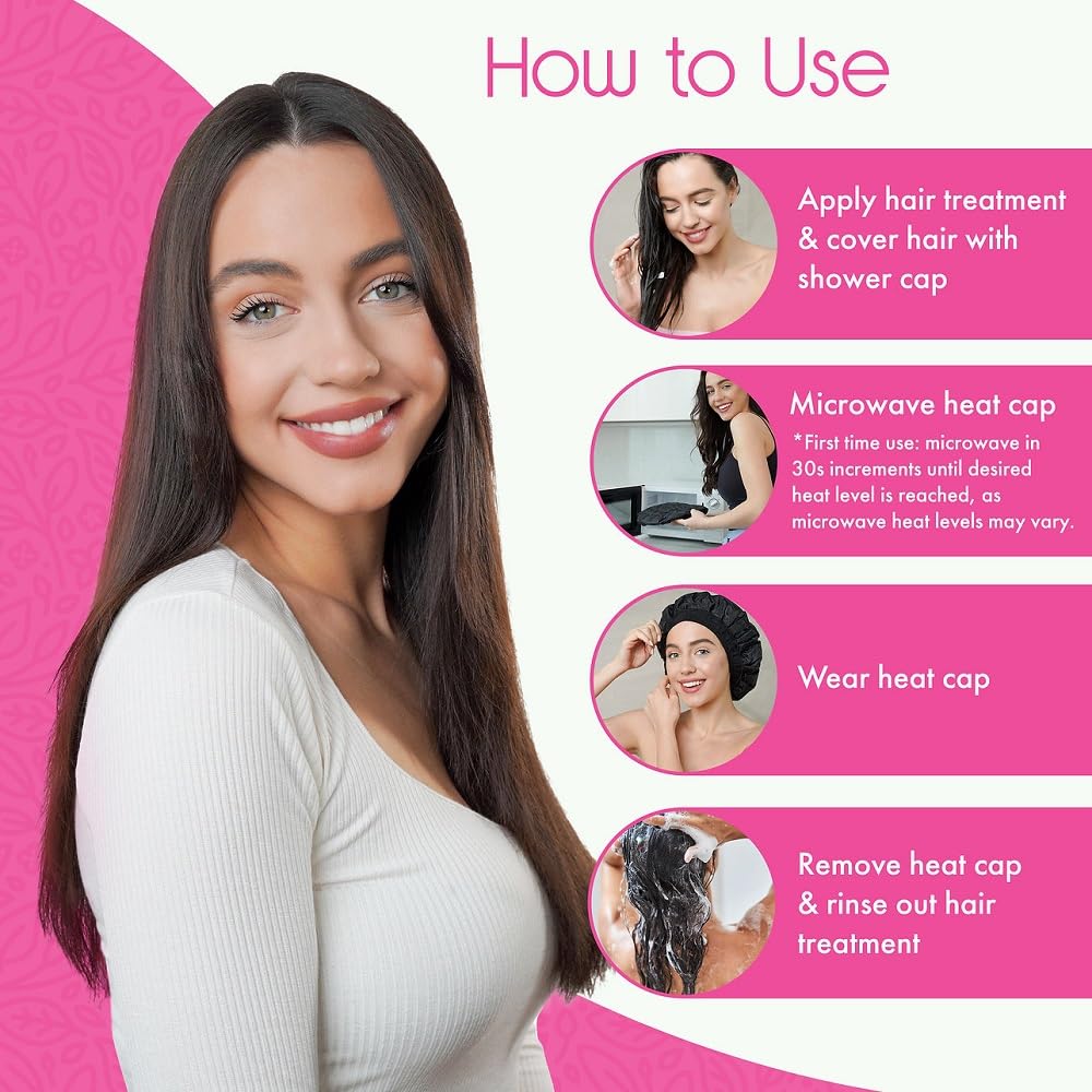 Tifara Beauty spa-at-home experience promotes convenient conditioning with cordless warmth.