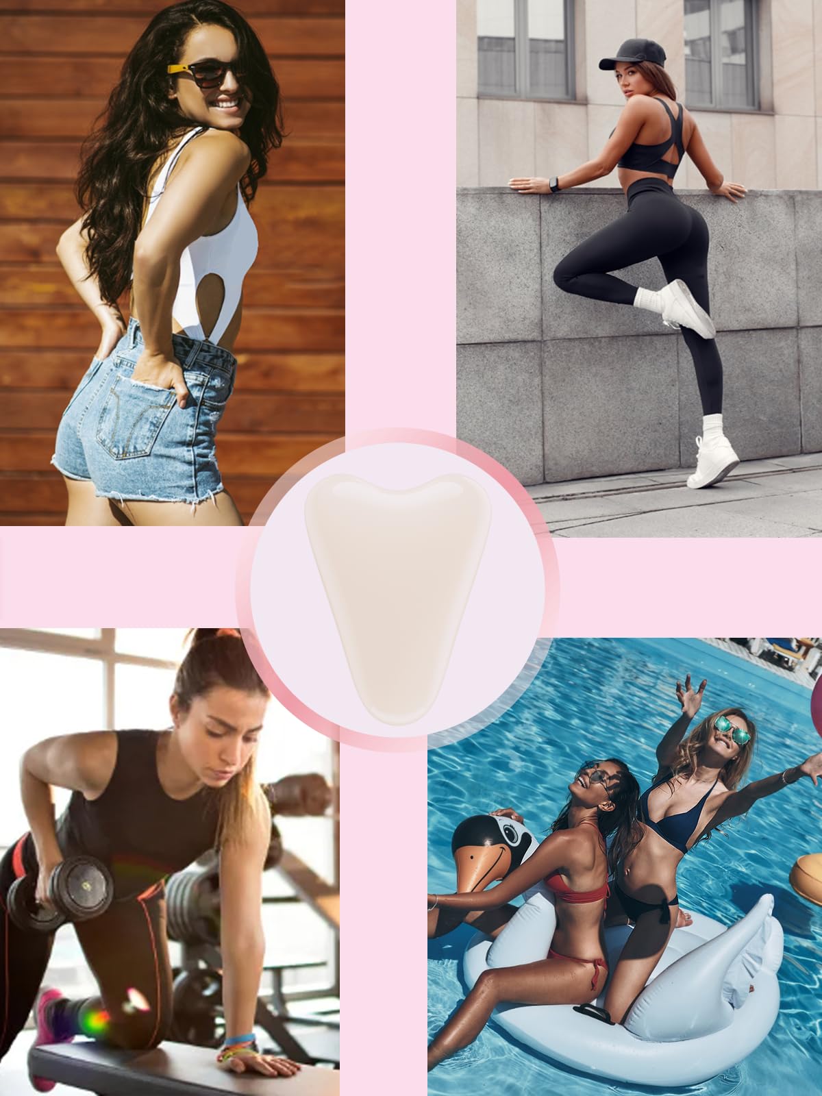 Tifesoo camel toe concealer breathable-material highlights comfort during active days