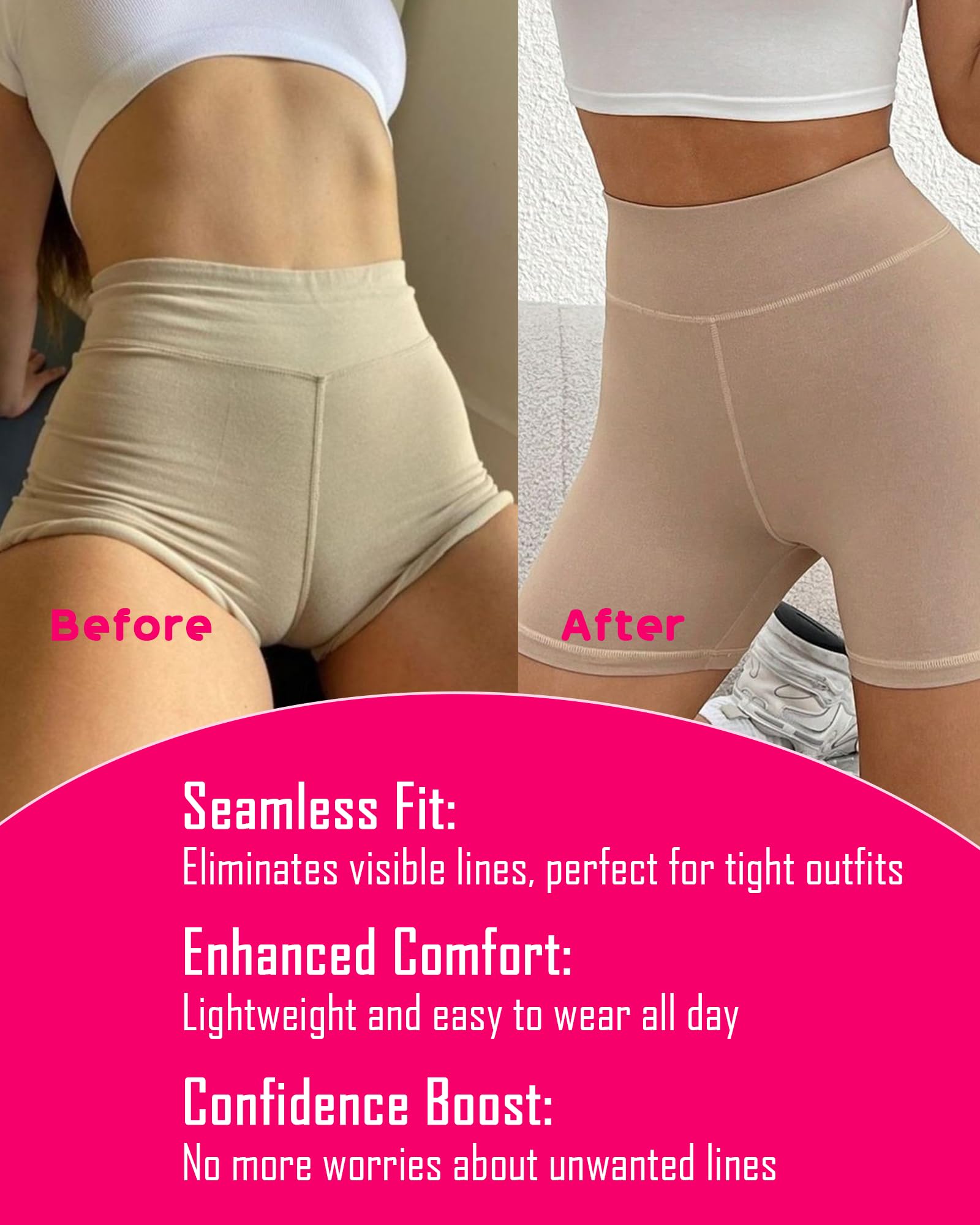 Tifesoo camel toe concealer-care-daily-use emphasizes simple cleaning for reusable protection