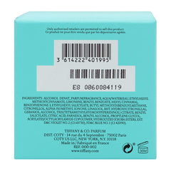 Tiffany & Co. EDP packaging conveys premium unboxing and gift-ready appeal.