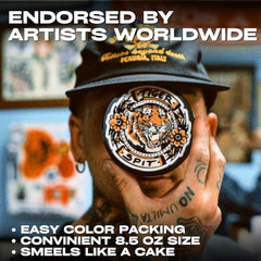 Tiger Spit Tattoo Balm aroma highlights coconut and mango scent.