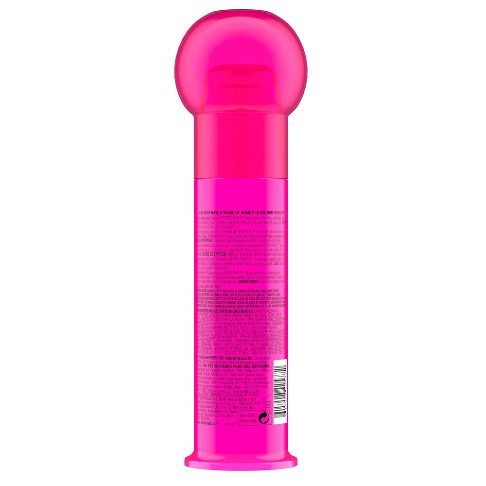 TIGI Bed Head After Party smoothing cream taming flyaways and gloss