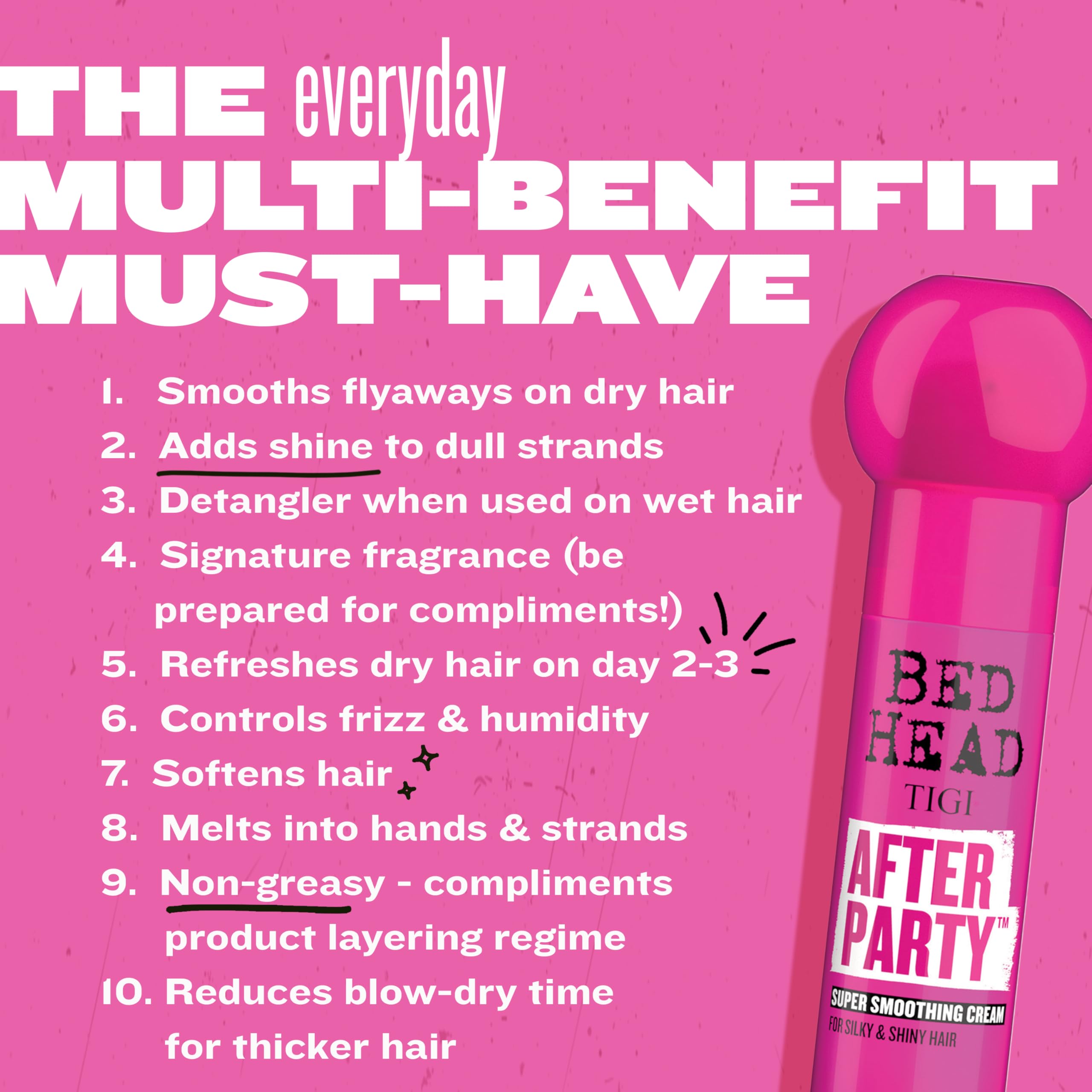 TIGI Bed Head After Party summer fruit fragrance close-up.