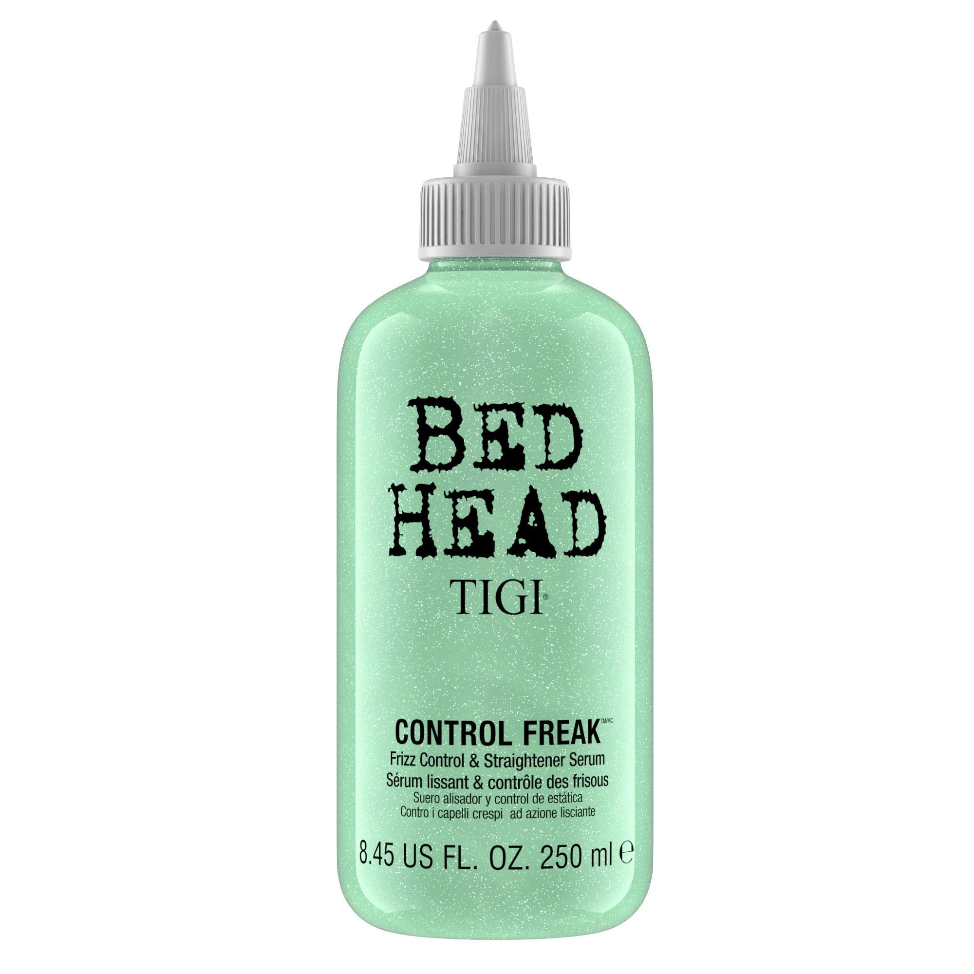 TIGI Bed Head Control Freak Serum bottle front for frizz control and shine