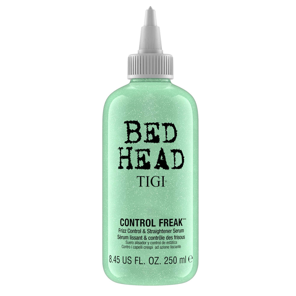 TIGI Bed Head Control Freak Serum bottle front for frizz control and shine