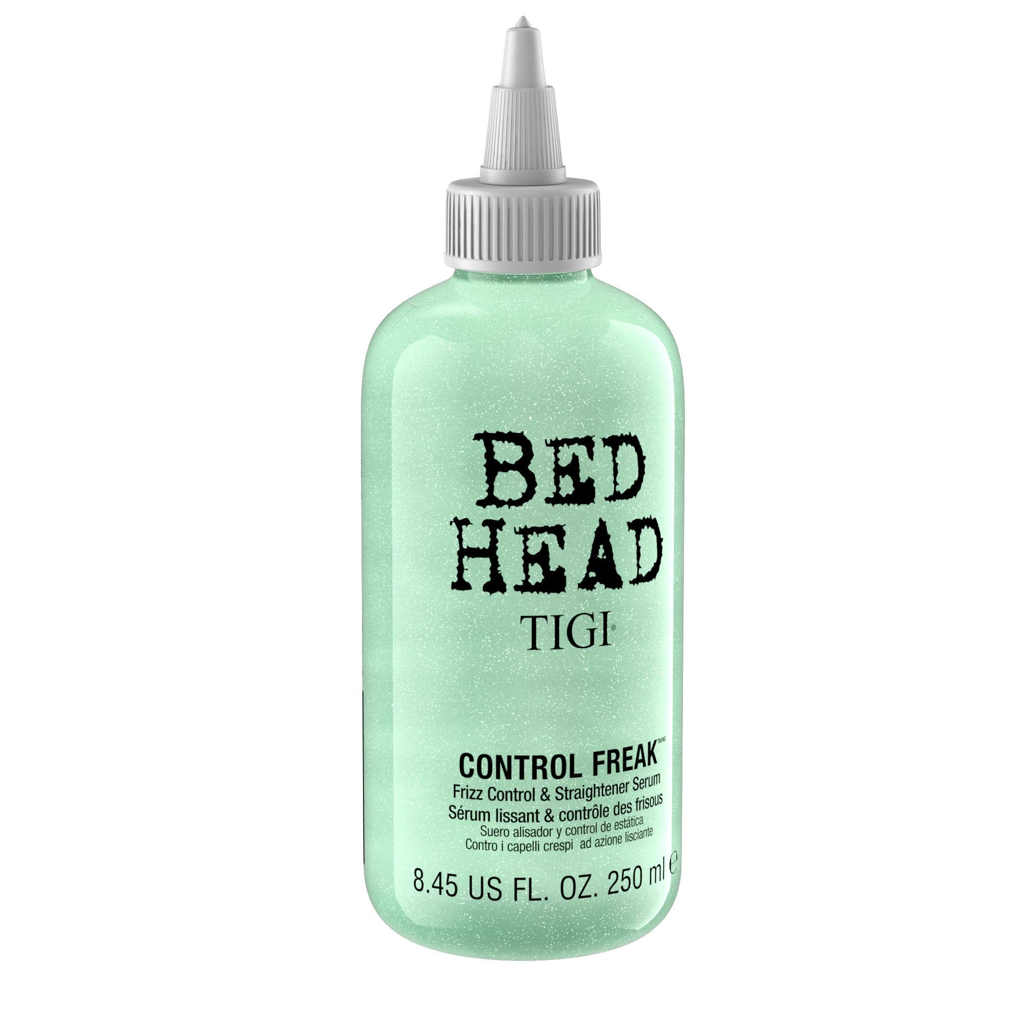 TIGI Bed Head Control Freak Serum pack of two on shelf for smoother hair