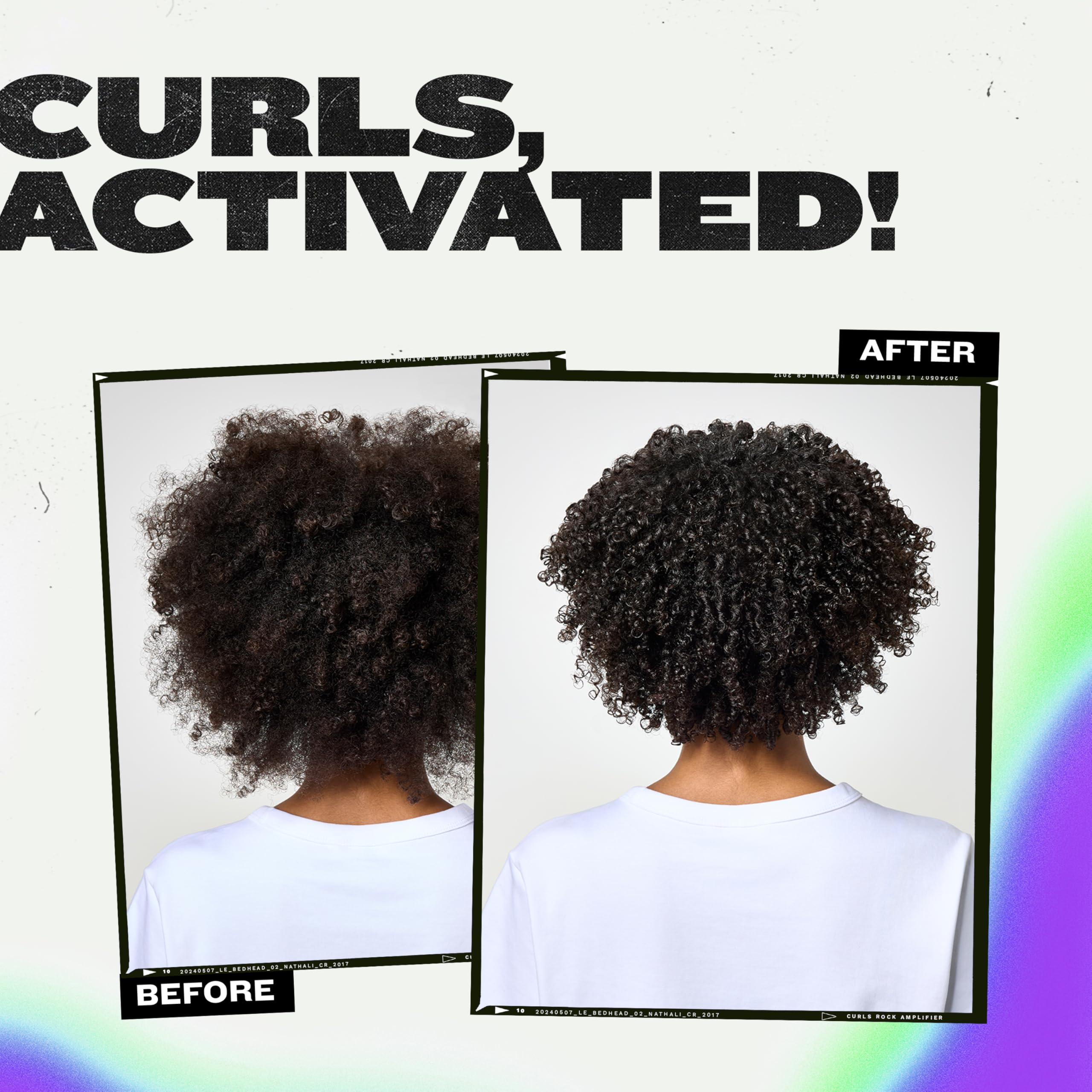 TIGI Bed Head Curls Rock Amplifier Cream air-dry maintains hydration with light hold.