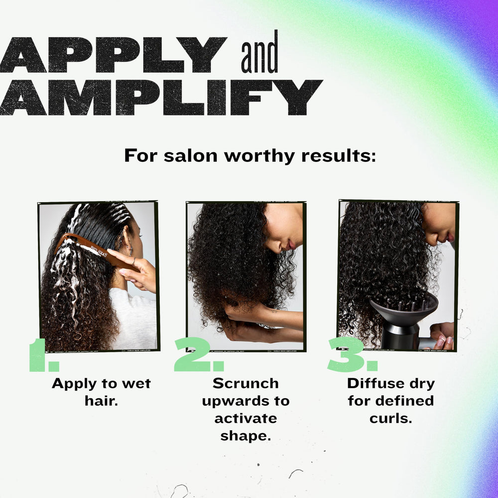 TIGI Bed Head Foxy Curls mousse applied to damp hair for defined frizz-controlled curls.