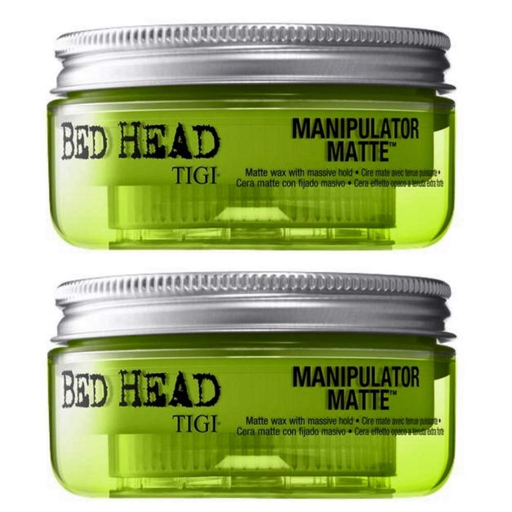 TIGI Bed Head Manipulator Matte Wax 2 oz pack for versatile textured styling